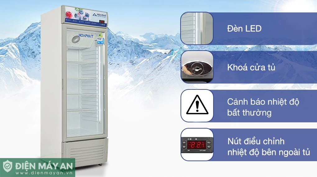 Tủ mát Hoà Phát 242 lít HSR D6242